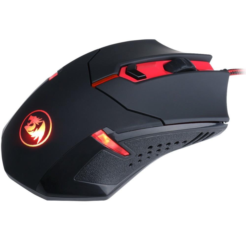 Imagem 5 de 6 do produto Mouse Gamer Redragon Centrophorus V3, 3200dpi 6 botões e 8 Ajustes de Peso USB M601-3
