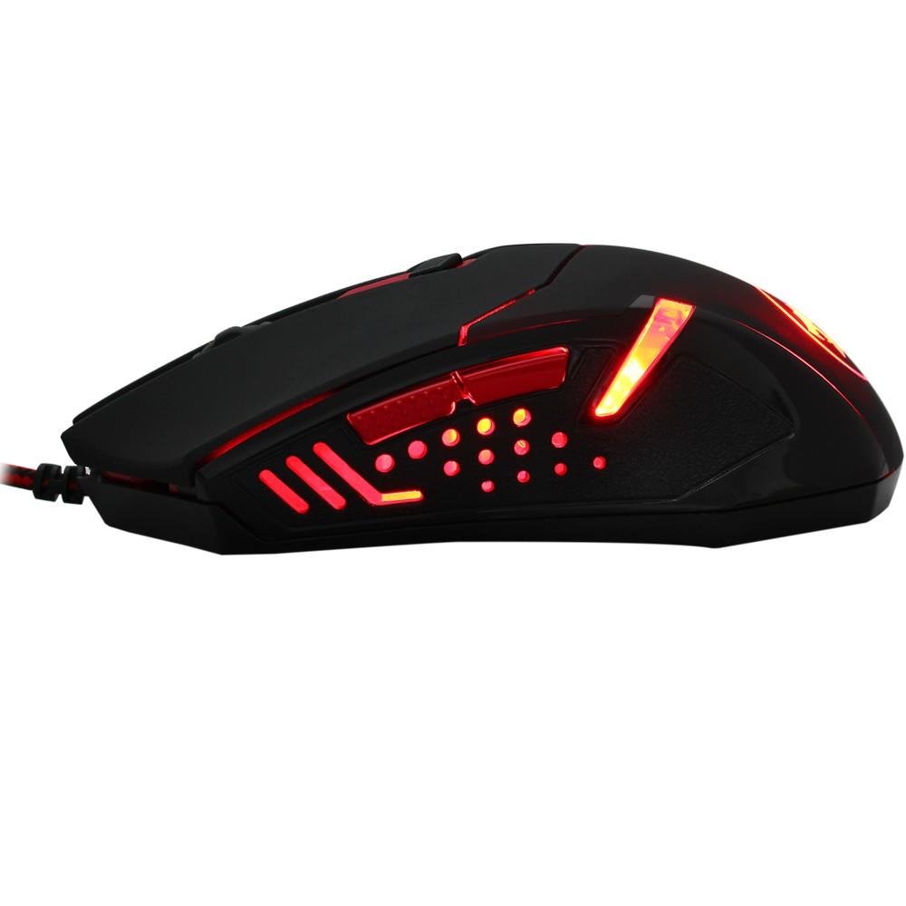 Imagem 4 de 6 do produto Mouse Gamer Redragon Centrophorus V3, 3200dpi 6 botões e 8 Ajustes de Peso USB M601-3