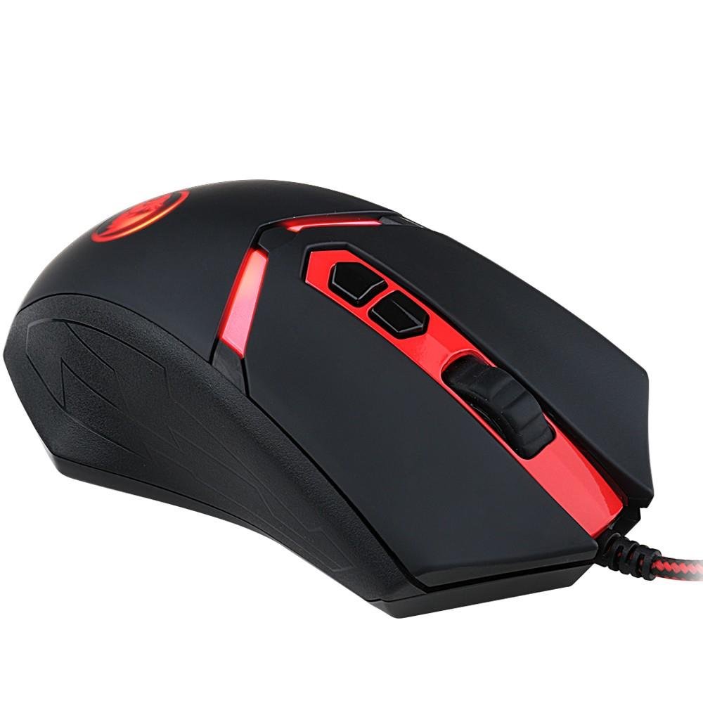 Mouse Gamer Redragon Nemeanlion 3000dpi 7 botões USB M602