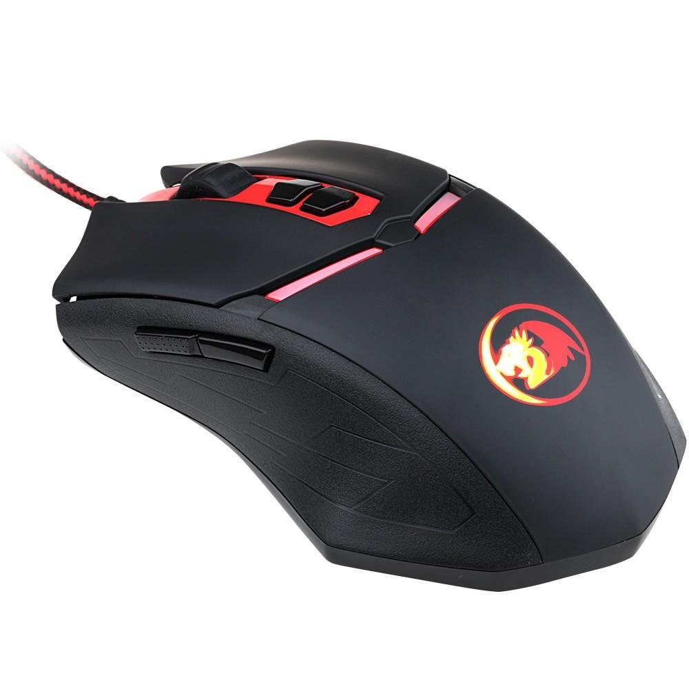 Mouse Gamer Redragon Nemeanlion 3000dpi 7 botões USB M602