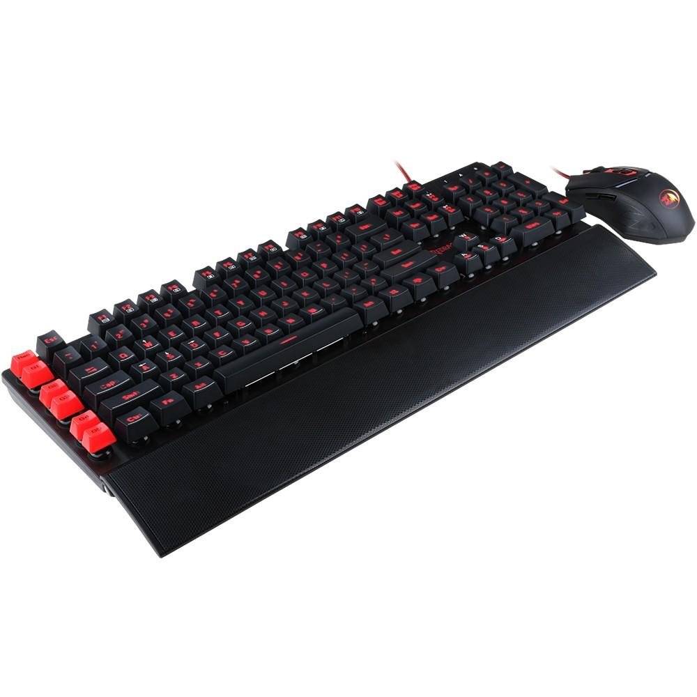 Imagem 5 de 8 do produto Kit Gamer Redragon - Teclado Yaksa, LED + Mouse Nemeanlion, LED - S102