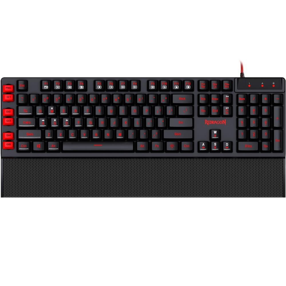 Imagem 8 de 8 do produto Kit Gamer Redragon - Teclado Yaksa, LED + Mouse Nemeanlion, LED - S102