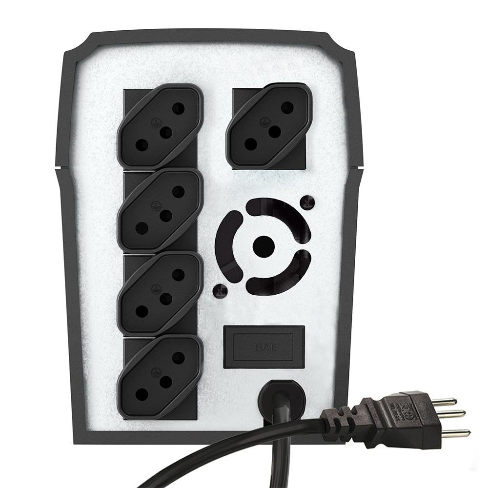 Imagem 3 de 3 do produto Nobreak SMS Manager III Senoidal Puro Nova Geração DSP 700 BIFX 115 Bivolt - 27570