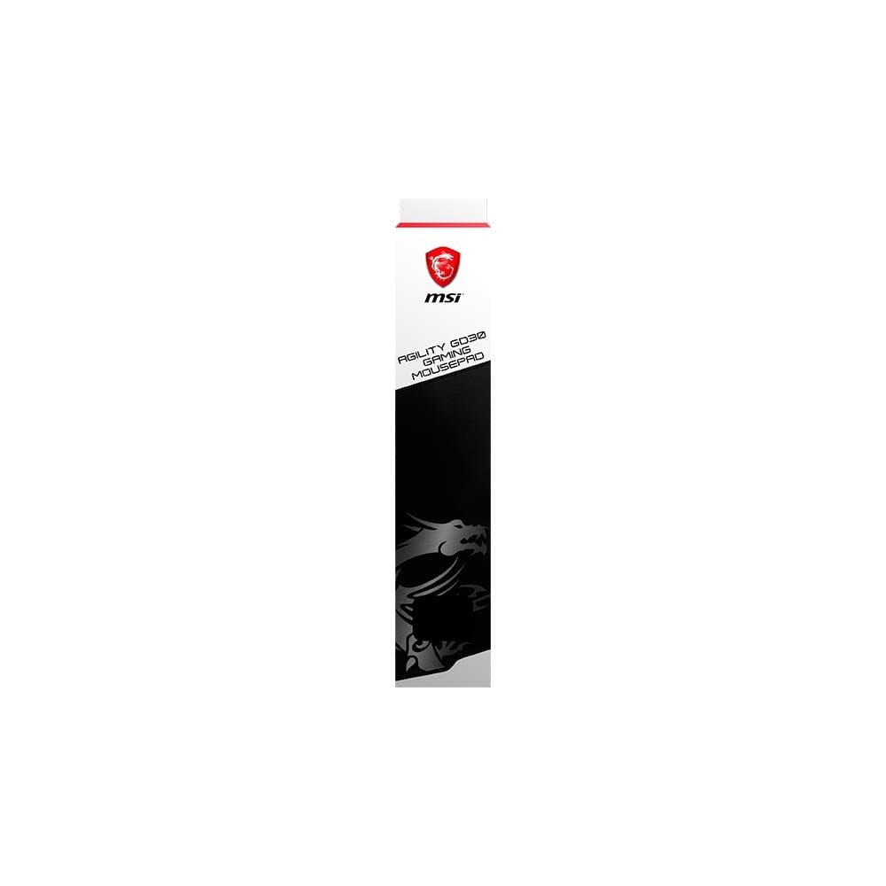 Imagem 7 de 7 do produto Mousepad Gamer MSI Agility GD30 450x400mm, Speed, Grande, Preto - AGILITYGD30