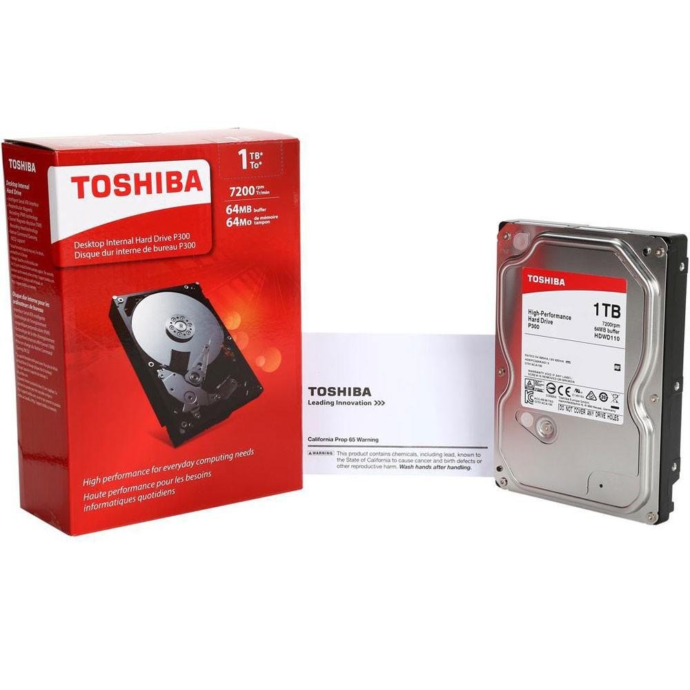 Imagem 5 de 5 do produto HD Toshiba P300, 1TB, 3.5´, SATA - HDWD110XZSTA