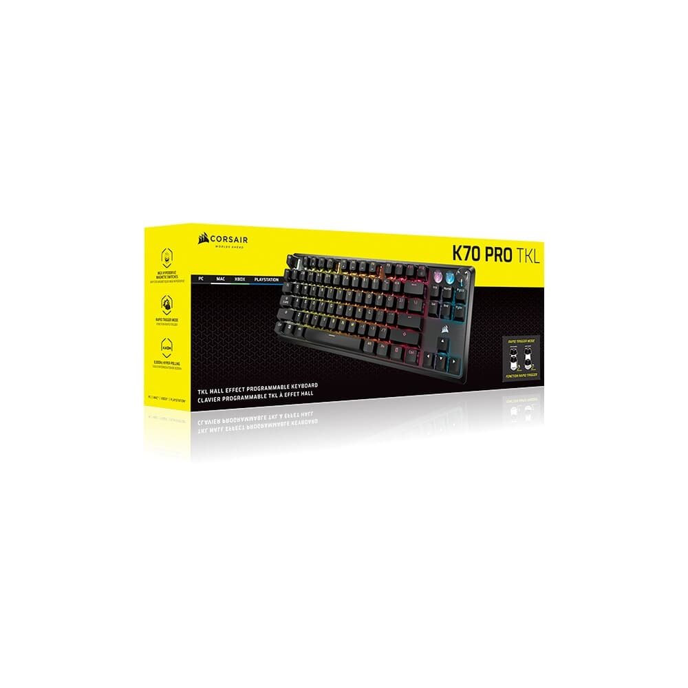 Teclado Magnético Gamer ( Balão.info) TKL LED RGB, Switch ( Balão.info) MGX, Hall Effect, Rapid Trigger, Anti-Ghosting, US, Preto - CH-911911G-NA - foto 8