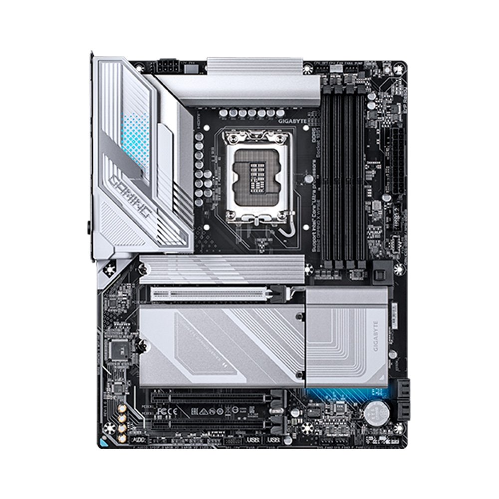 Imagem 2 de 4 do produto Placa Mãe Gigabyte B860 GAMING X WIFI6E, Intel, ATX, DDR5, LED RGB, Wi-Fi 6E, Bluetooth, Preto - B86GMX6-00