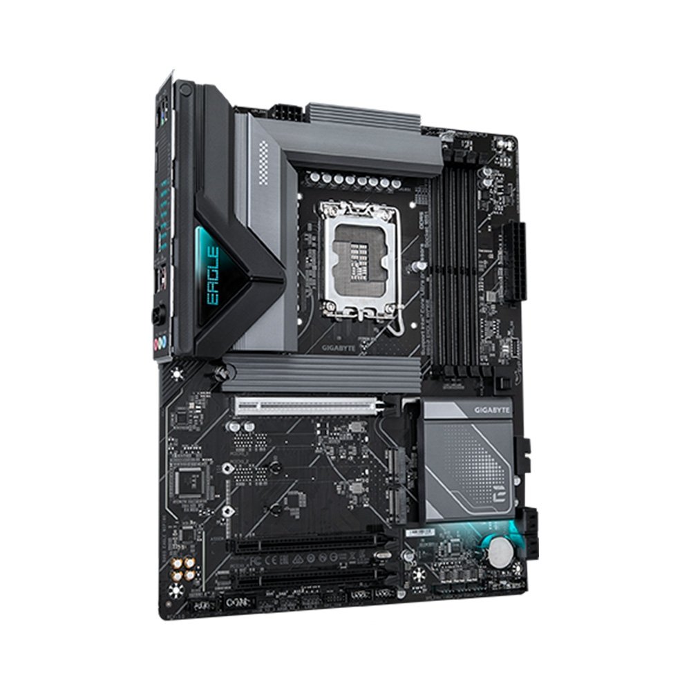 Placa Mãe Gigabyte B860 EAGLE WIFI6E, Intel, ATX, DDR5, LED RGB, Wi-Fi 6E, Bluetooth, Preto - B86EGW6-00 7