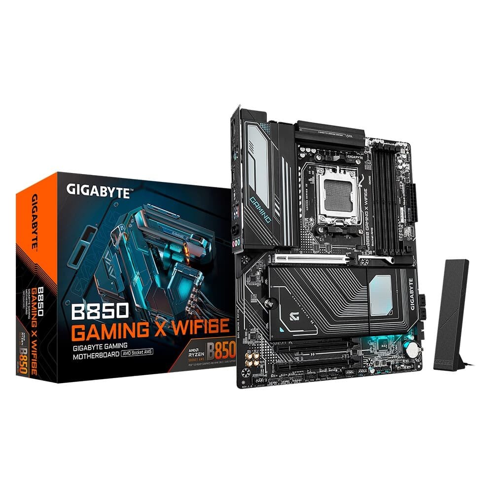 Placa Mãe Gigabyte B850 GAMING X WIFI6E, AMD AM5, ATX, DDR5, RGB, Wi-Fi 6E, Bluetooth, Preto - B85GMX6-00 4