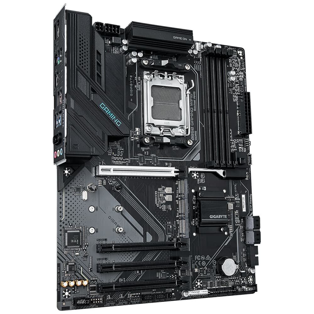 Placa Mãe Gigabyte B850 GAMING WIFI 6, AMD AM5, ATX, DDR5, RGB, Wi-Fi 6, Bluetooth, Preto - B85GW-00