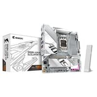 Placa Mãe Gigabyte B850M AORUS ELITE WIFI6E ICE, AMD AM5, Micro ATX, DDR5, RGB, Wi-Fi 6E, Bluetooth, Branca - B85MEI6-00 2