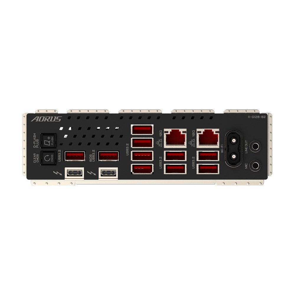 Placa Mãe Gigabyte Z890 AORUS MASTER AI TOP, Intel, E-ATX, DDR5, RGB, Wi-Fi 7, Bluetooth, Preto - Z89MSAT-00 11