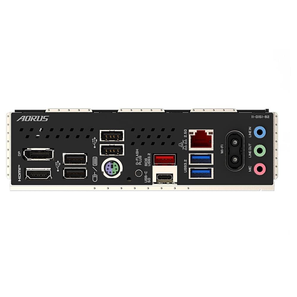 Placa Mãe Gigabyte B840M AORUS ELITE WIFI6E, AMD AM5, Micro ATX, DDR5, RGB, Wi-Fi 6E, Bluetooth, Preto - B84MET6-00 - view 5