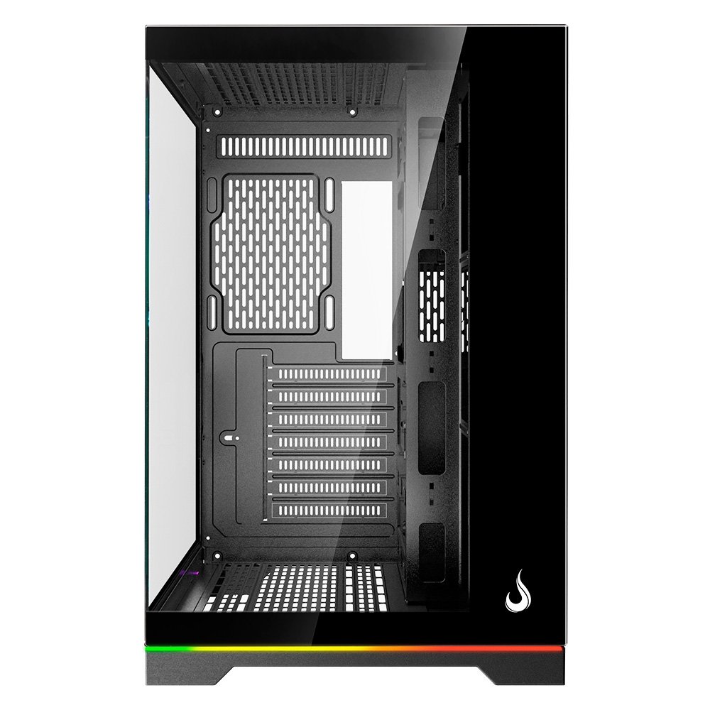 Gabinete Gamer Rise Mode Galaxy Glass Standard V2, LED ARGB, Mid Tower, Lateral em Vidro, Sem Fans, Preto - RM-GA-GGST2L-FB - view 4