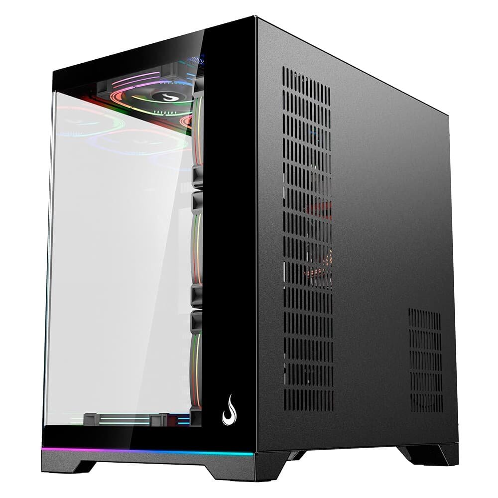 Gabinete Gamer Rise Mode Galaxy Glass Standard V2, LED ARGB, Mid Tower, Lateral em Vidro, 10 Fans ARGB, Preto - RM-GA-GGSB2L-ARGB - view 6