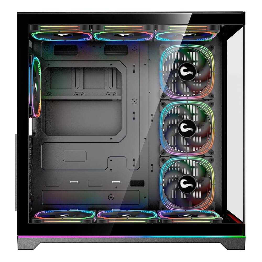 Gabinete Gamer Rise Mode Galaxy Glass Standard V2, LED ARGB, Mid Tower, Lateral em Vidro, 10 Fans ARGB, Preto - RM-GA-GGSB2L-ARGB - view 5