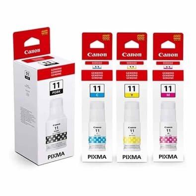 Kit 4 Refil Tinta Canon Gi-11 Gi11 G11, 4x Cores G2160 G3160
