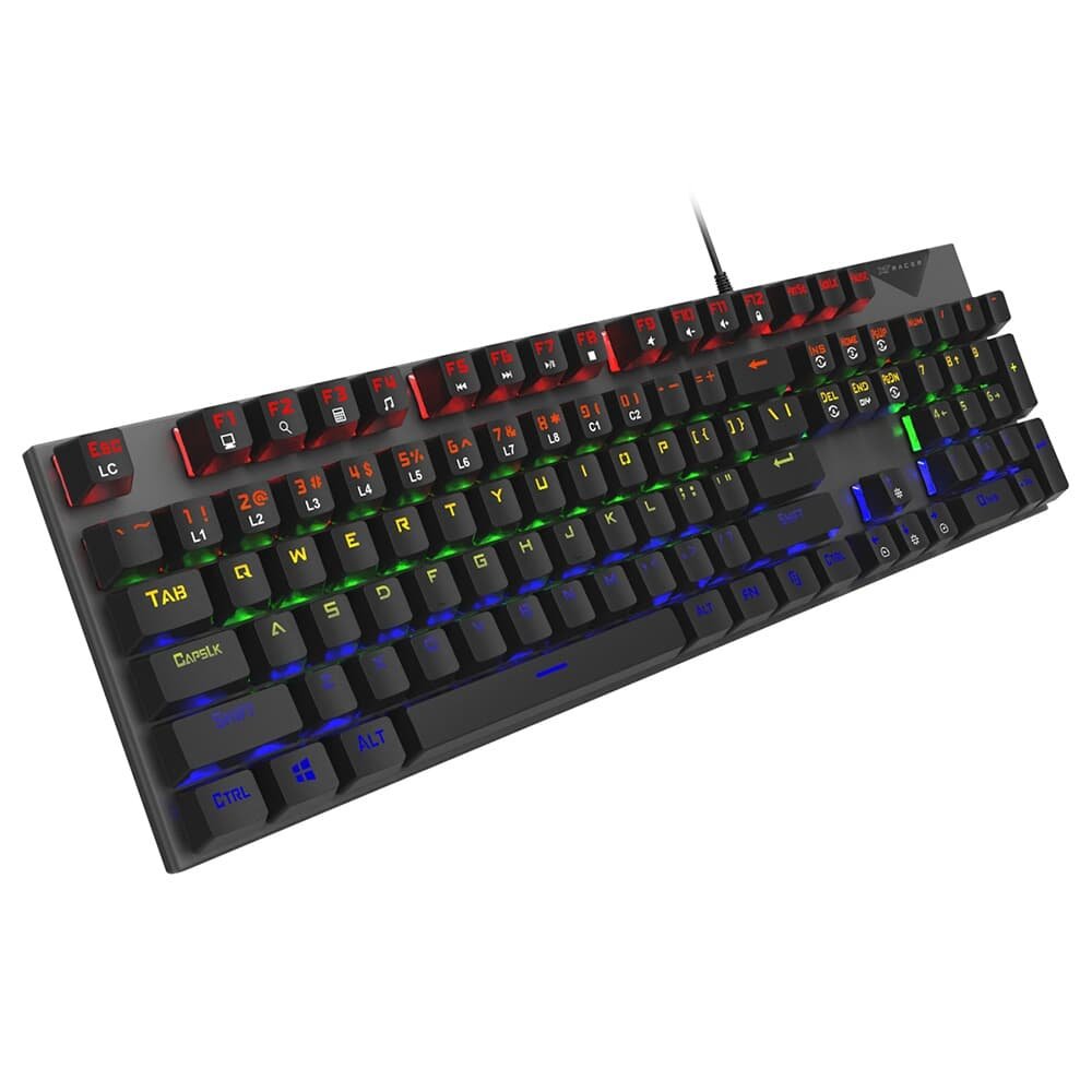 Teclado Gamer XT Racer Expert XTK-110, RGB, Anti-Ghosting, Switches MX Vermelho, ( Balão.info), Profissional, Preto - XTK-110 - foto 5
