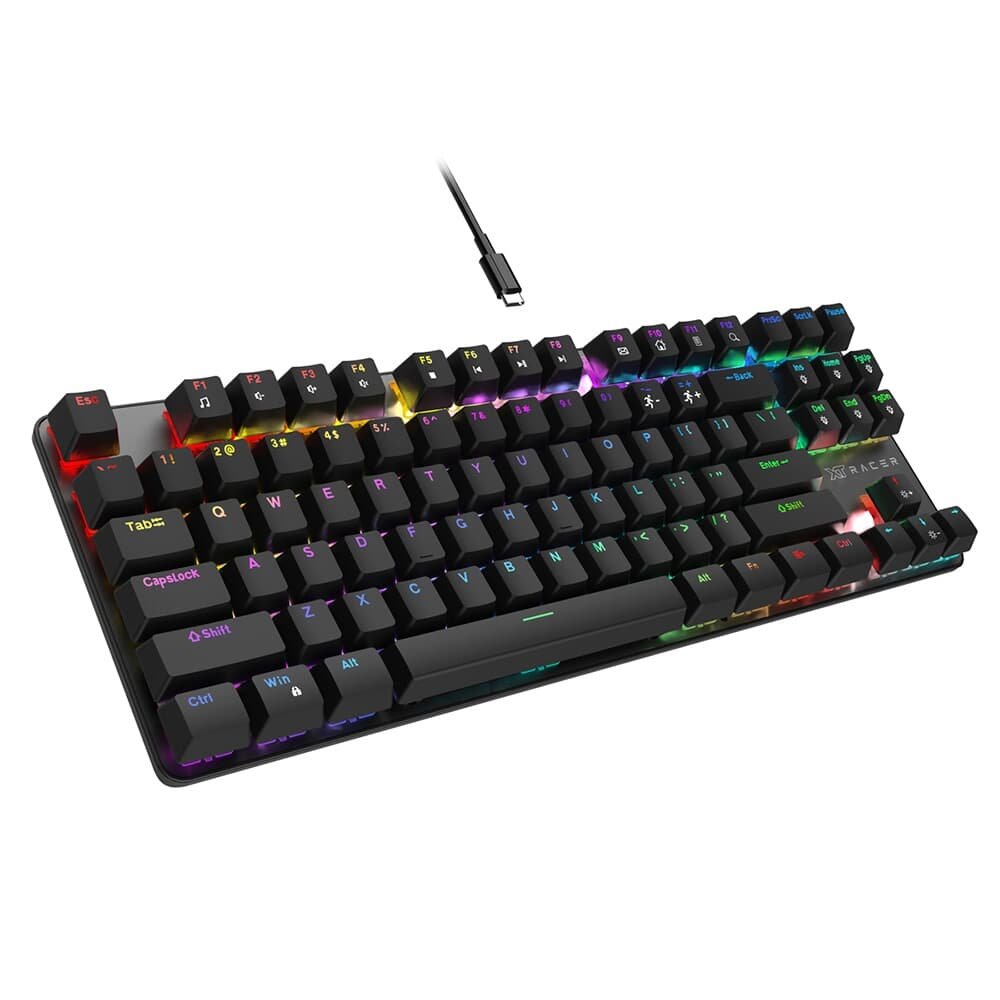 Teclado Gamer XT Racer Tank XTK-120, RGB, Anti-Ghosting, Switches OUTEMU Vermelho, ( Balão.info), Profissional, Preto - XTK-120 - foto 2
