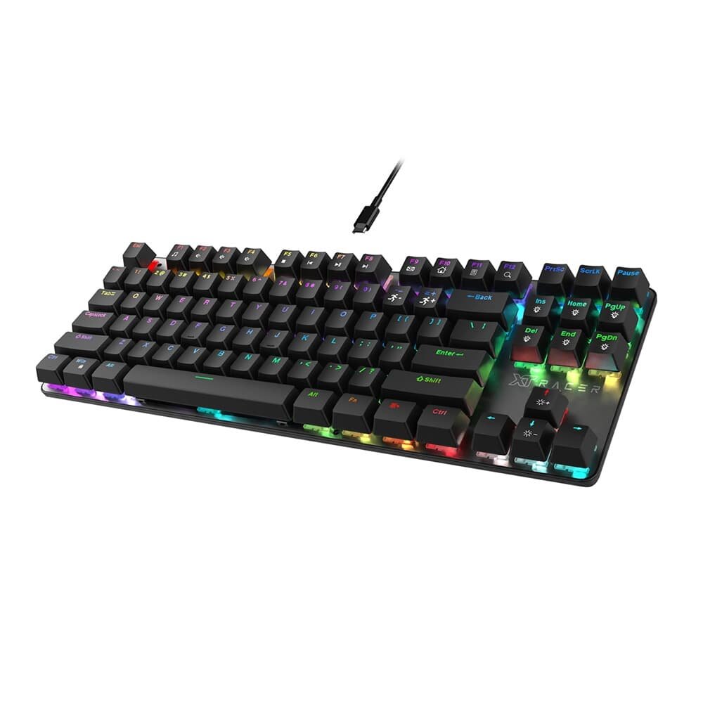 Teclado Gamer XT Racer Tank XTK-120, RGB, Anti-Ghosting, Switches OUTEMU Vermelho, ( Balão.info), Profissional, Preto - XTK-120 - foto 4