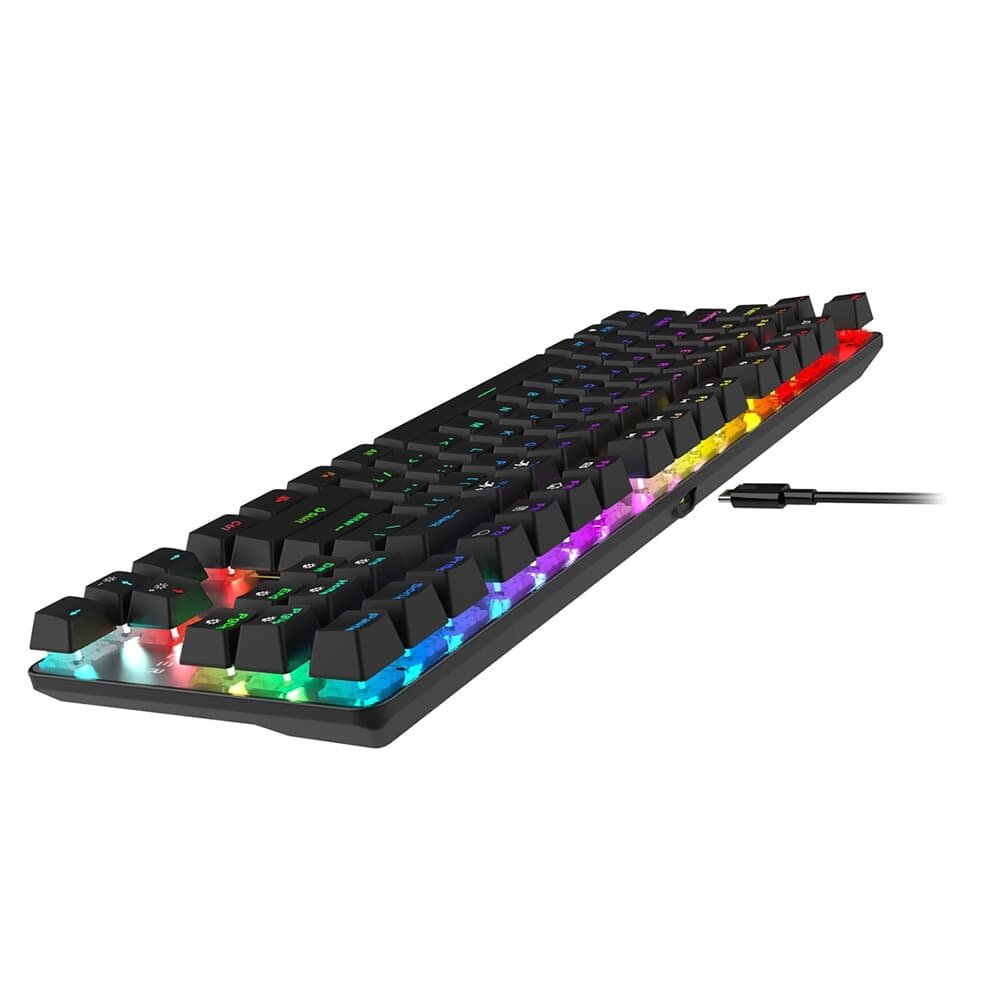 Teclado Gamer XT Racer Tank XTK-120, RGB, Anti-Ghosting, Switches OUTEMU Vermelho, ( Balão.info), Profissional, Preto - XTK-120 - foto 5