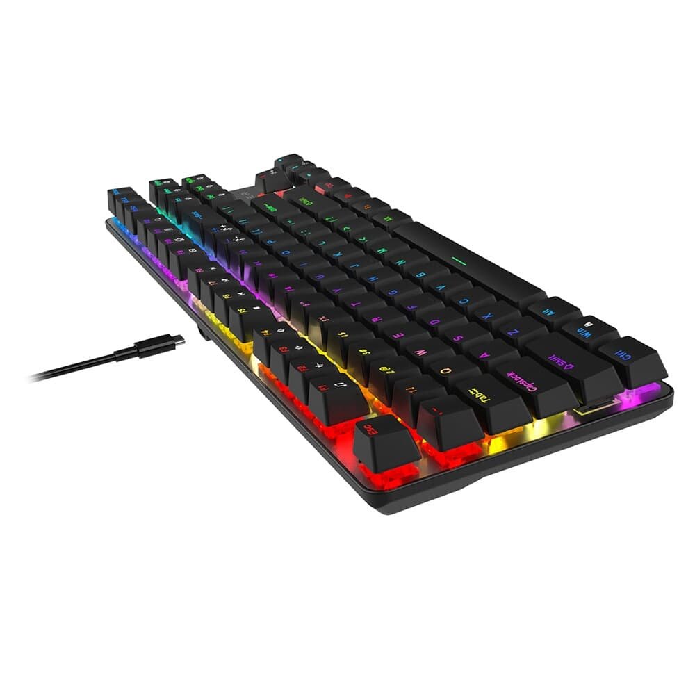 Teclado Gamer XT Racer Tank XTK-120, RGB, Anti-Ghosting, Switches OUTEMU Vermelho, ( Balão.info), Profissional, Preto - XTK-120 - foto 6