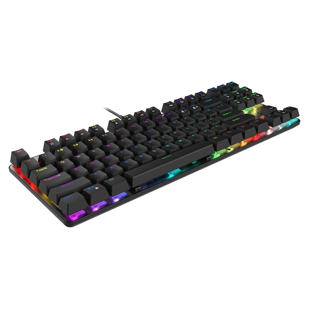 Teclado Gamer XT Racer Tank XTK-120, RGB, Anti-Ghosting, Switches OUTEMU Vermelho, ( Balão.info), Profissional, Preto - XTK-120 - foto 8