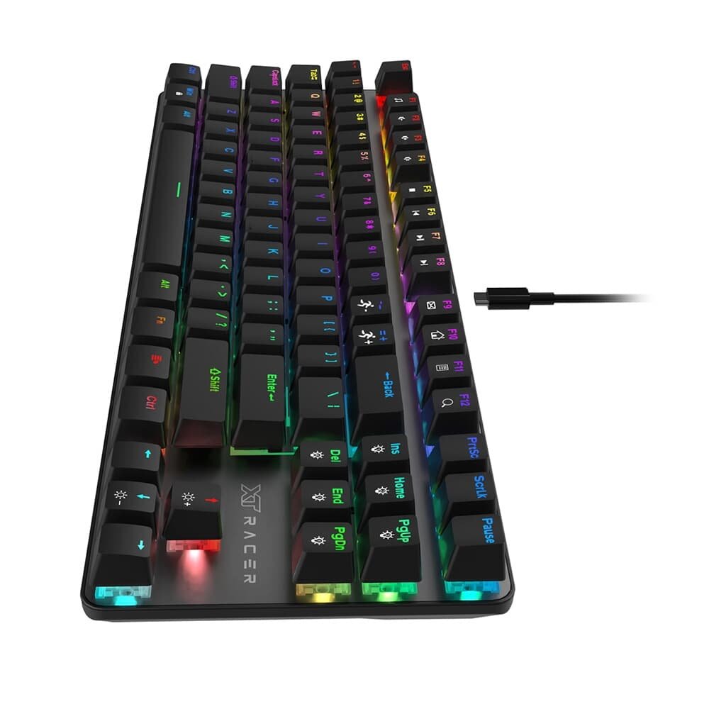 Teclado Gamer XT Racer Tank XTK-120, RGB, Anti-Ghosting, Switches OUTEMU Vermelho, ( Balão.info), Profissional, Preto - XTK-120 - foto 10