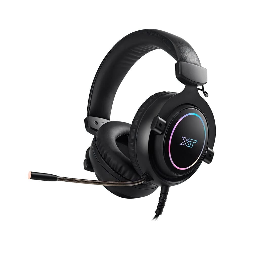 Headset Gamer XT Racer Supreme XTH-320, RGB, Drivers de 50mm, USB 2.0, Profissional, Preto - XTH-320 Headset Gamer XT Racer Supreme XTH-320, RGB, Drivers de 50mm, USB 2.0, Profissional, Preto - XTH-320
