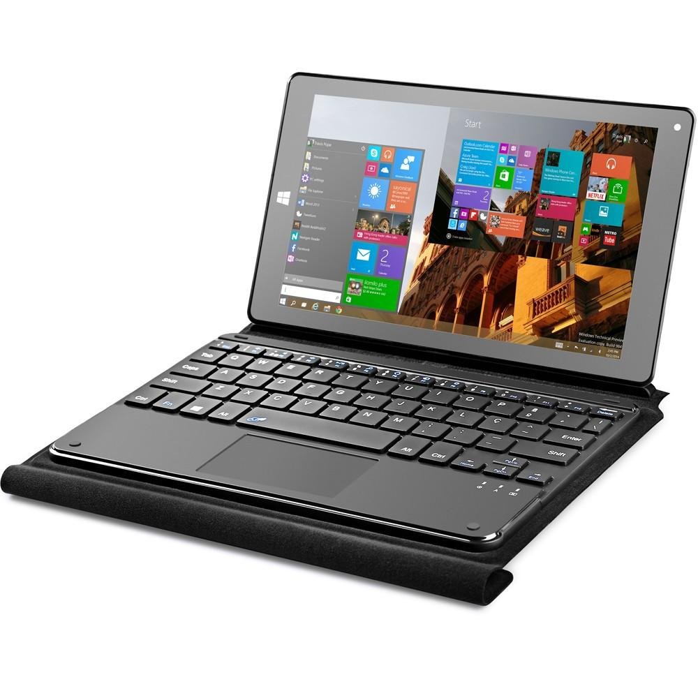 Tablet Multilaser M8W 2x1 Preto, Intel BYT Quad Core, Windows 10, Dual Câmera, Tela 8,9´, Wi-Fi, Bluetooth, 16GB - NB193