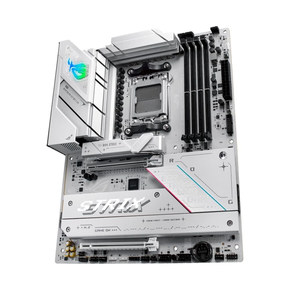 Placa Mãe ASUS ROG STRIX B850-A GAMING WIFI, AMD AM5 , ATX, DDR5, Wi-fi 7, Bluetooth, Branco - ROG STRIX B850-A GAMING WIFI