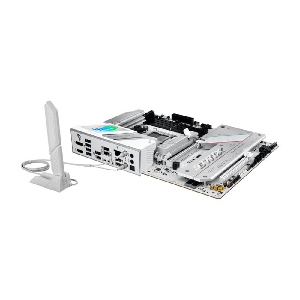 Placa Mãe ASUS ROG STRIX B850-A GAMING WIFI, AMD AM5 , ATX, DDR5, Wi-fi 7, Bluetooth, Branco - ROG STRIX B850-A GAMING WIFI