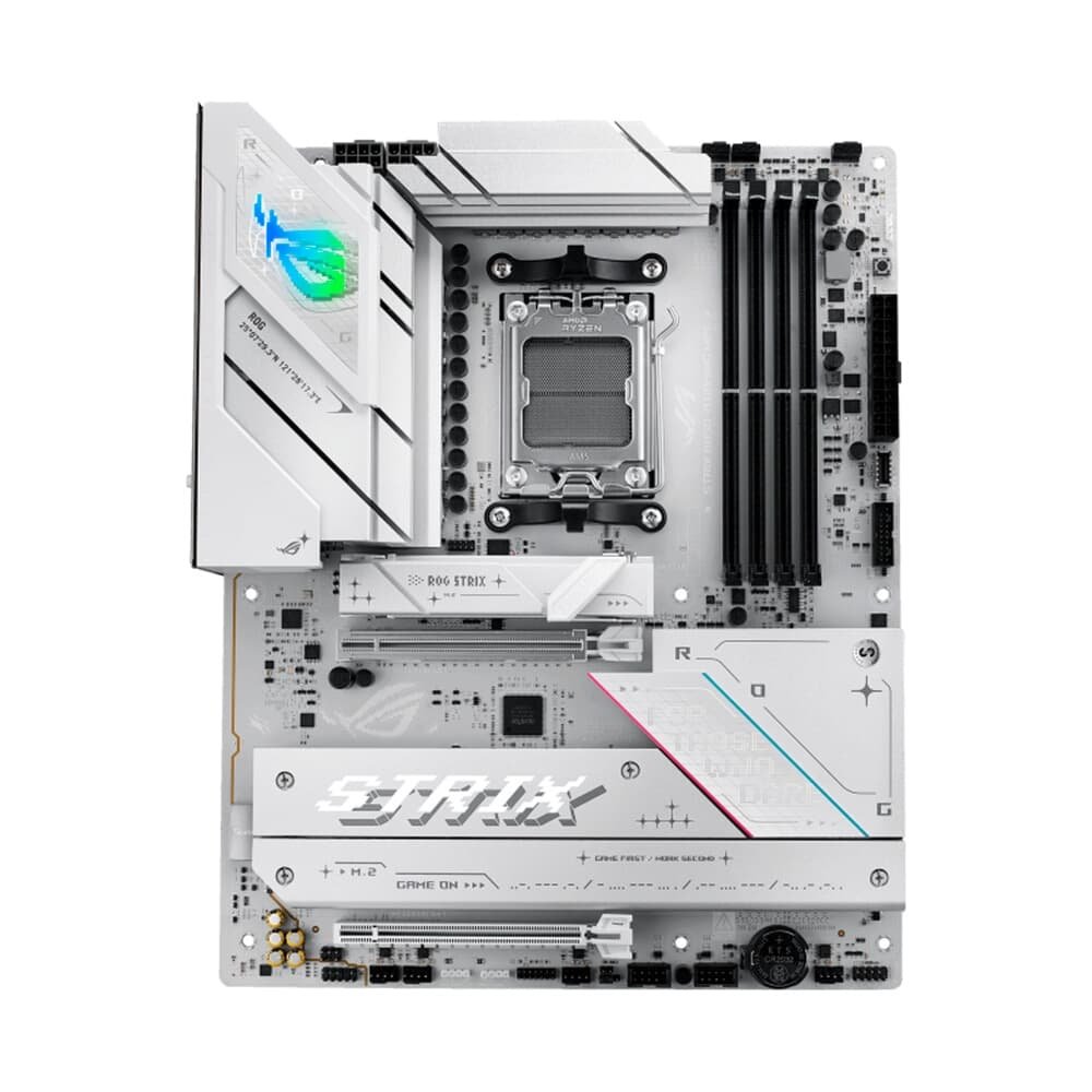Imagem 10 de 12 do produto Placa Mãe ASUS ROG STRIX B850-A GAMING WIFI, AMD AM5 , ATX, DDR5, Wi-fi 7, Bluetooth, Branco - ROG STRIX B850-A GAMING WIFI