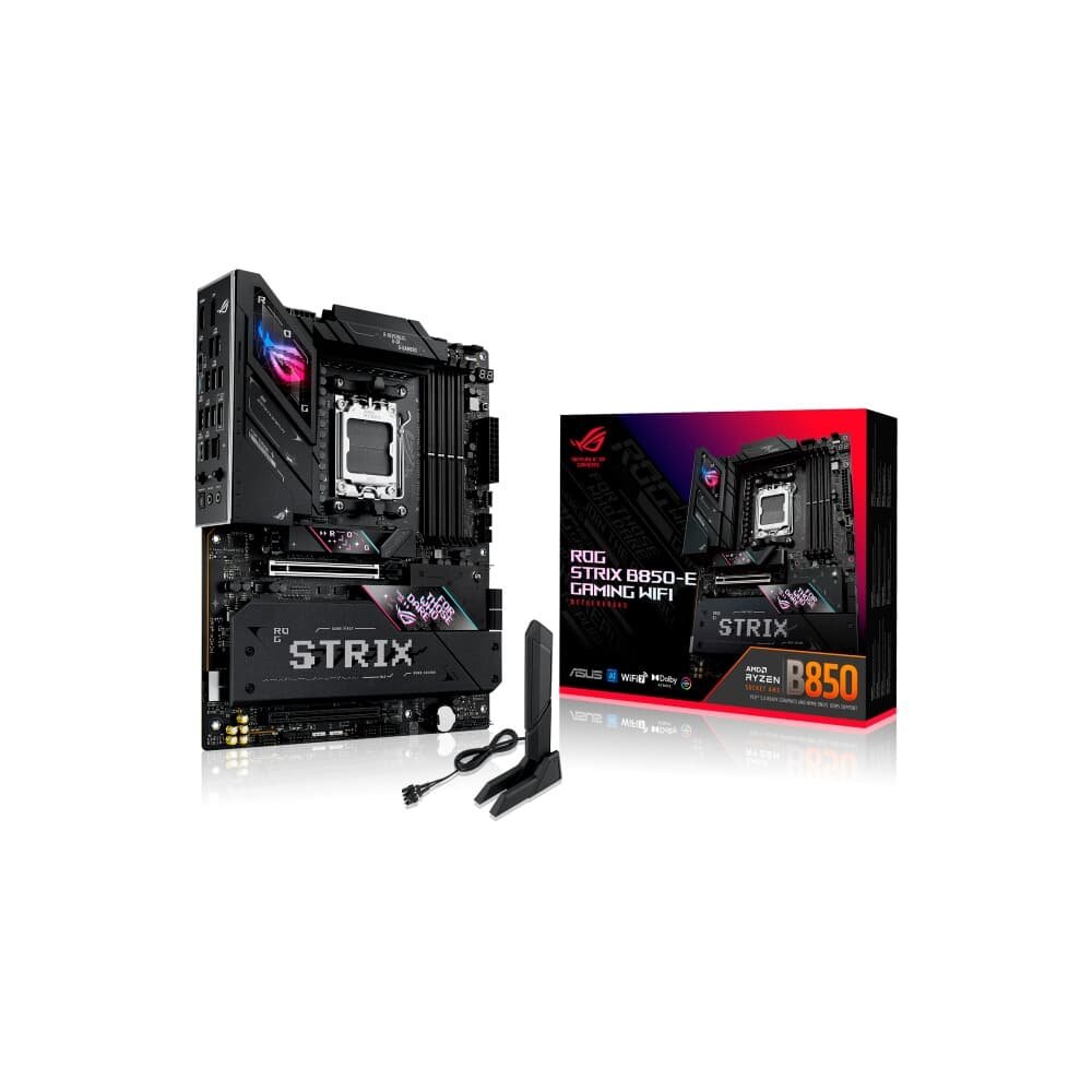 Placa Mãe ASUS ROG STRIX B850-E GAMING WIFI, AMD AM5 , ATX, DDR5, Wi-fi 7, Bluetooth, Preto - ROG STRIX B850-E GAMING WIFI - view 11