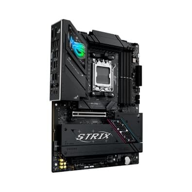 Placa Mãe ASUS ROG STRIX B850-F GAMING WIFI, AMD AM5 , ATX, DDR5, Wi-fi 7, Bluetooth, Preto - ROG STRIX B850-F GAMING WIFI