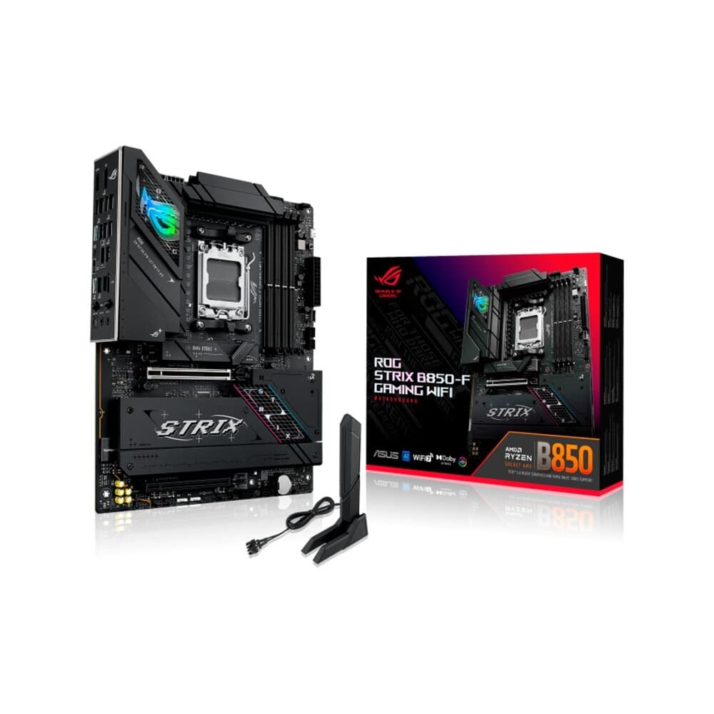 Placa Mãe ASUS ROG STRIX B850-F GAMING WIFI, AMD AM5 , ATX, DDR5, Wi-fi 7, Bluetooth, Preto - ROG STRIX B850-F GAMING WIFI - view 10