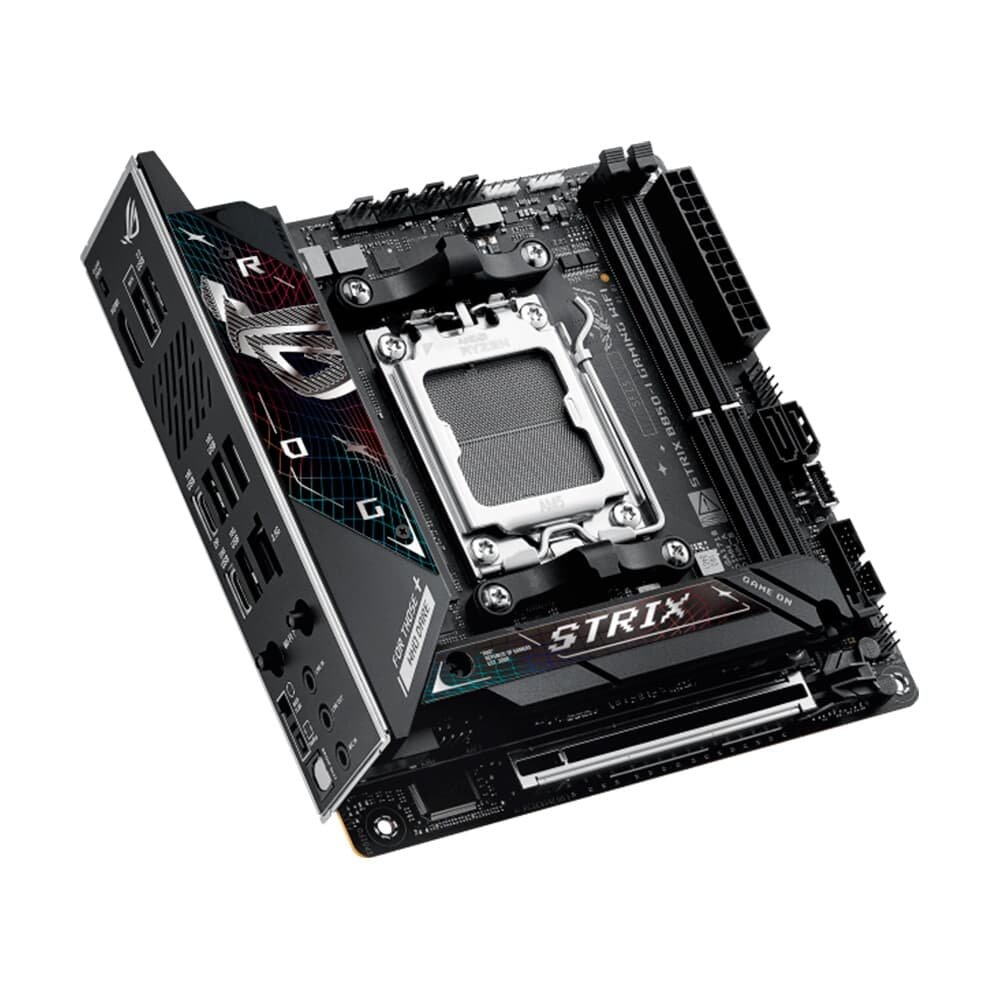 Placa Mãe ASUS ROG STRIX B850-I GAMING WIFI, AMD AM5 , Mini-ITX, DDR5, Wi-fi 7, Bluetooth, Preto - ROG STRIX B850-I GAMING WIFI - view 4