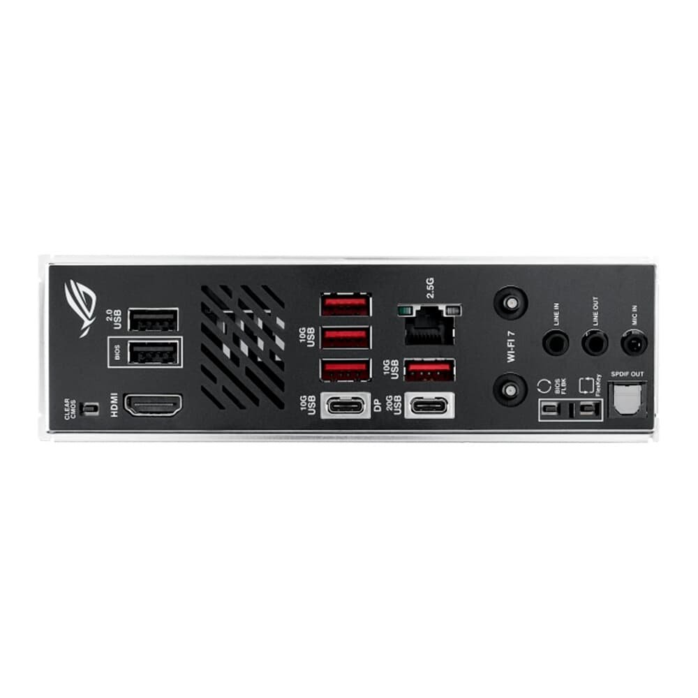 Placa Mãe ASUS ROG STRIX B850-I GAMING WIFI, AMD AM5 , Mini-ITX, DDR5, Wi-fi 7, Bluetooth, Preto - ROG STRIX B850-I GAMING WIFI - view 8