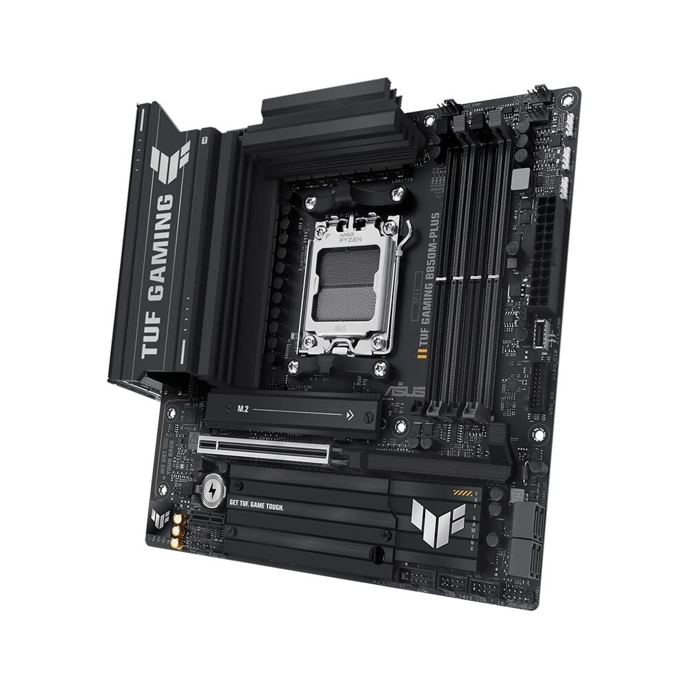 Imagem 3 de 8 do produto Placa Mãe ASUS TUF B850M-PLUS, AMD AM5 , m-ATX, DDR5, Preto - TUF GAMING B850M-PLUS