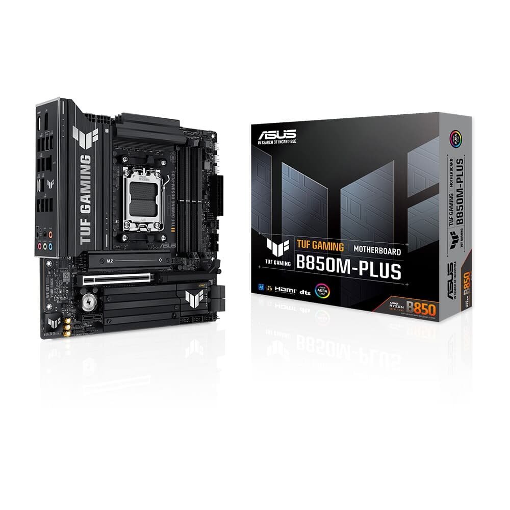 Imagem 7 de 8 do produto Placa Mãe ASUS TUF B850M-PLUS, AMD AM5 , m-ATX, DDR5, Preto - TUF GAMING B850M-PLUS