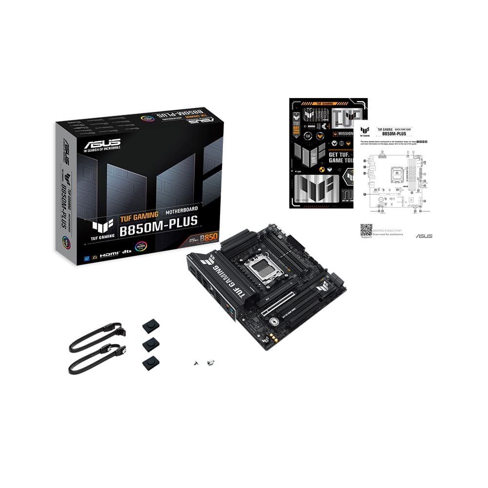 Imagem 8 de 8 do produto Placa Mãe ASUS TUF B850M-PLUS, AMD AM5 , m-ATX, DDR5, Preto - TUF GAMING B850M-PLUS