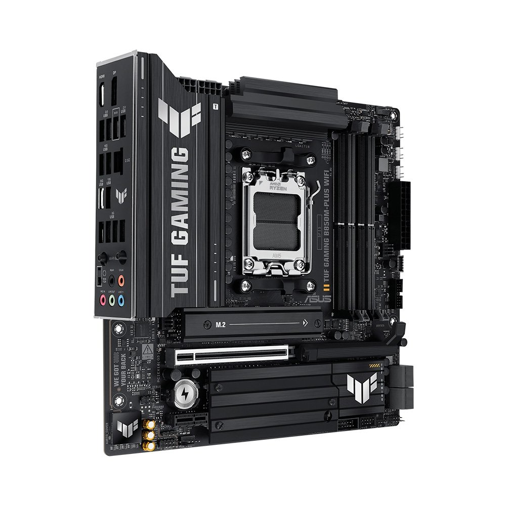 Placa Mãe ASUS TUF B850M-PLUS WIFI, AMD AM5 , m-ATX, DDR5, Wi-fi 6e, Preto - TUF GAMING B850M-PLUS WIFI - view 7