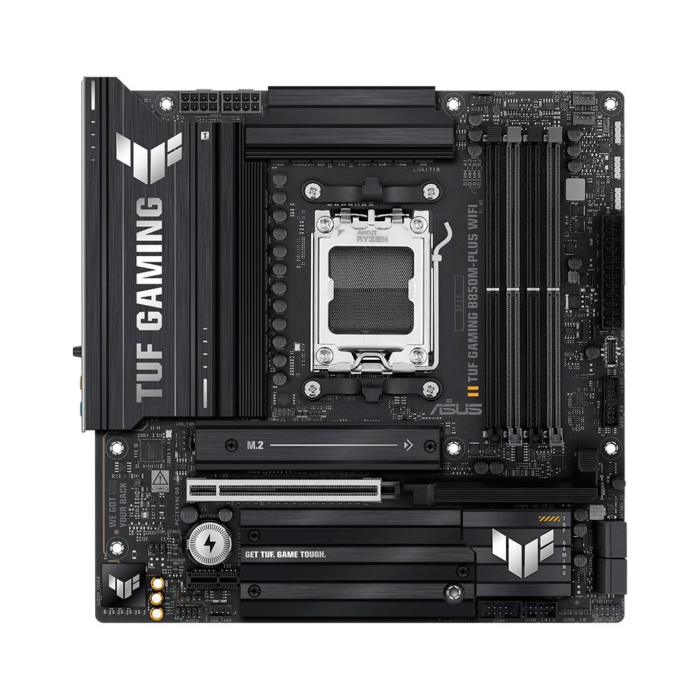 Placa Mãe ASUS TUF B850M-PLUS WIFI, AMD AM5 , m-ATX, DDR5, Wi-fi 6e, Preto - TUF GAMING B850M-PLUS WIFI - view 9