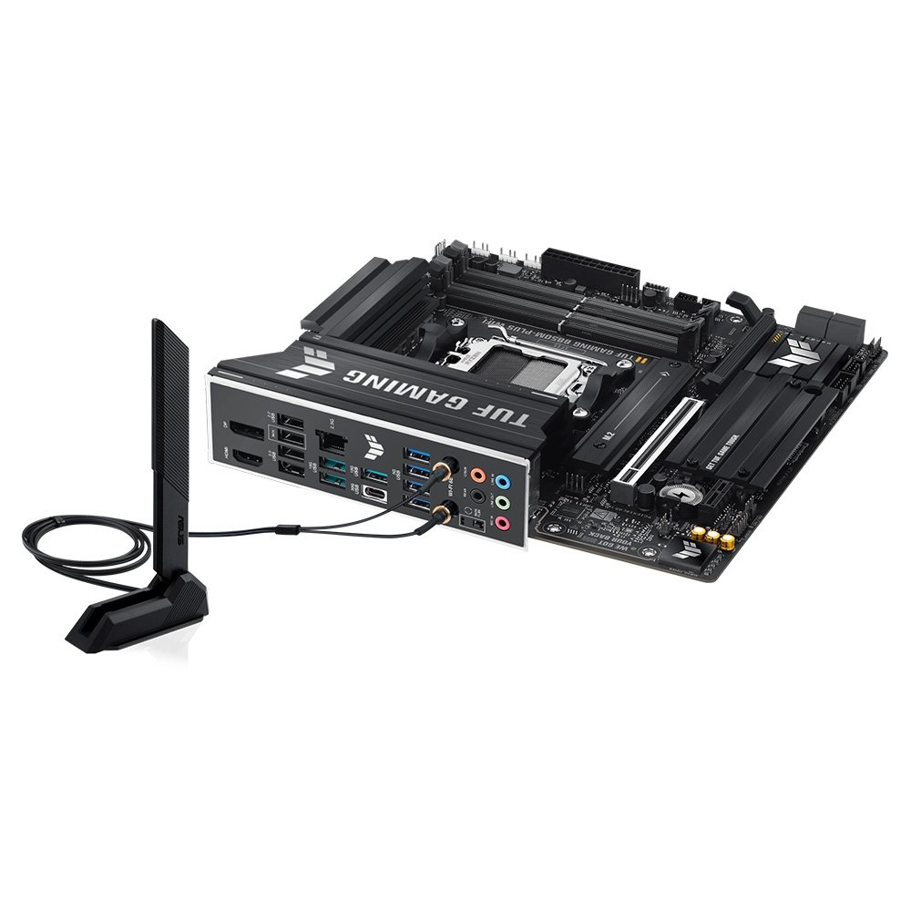 Placa Mãe ASUS TUF B850M-PLUS WIFI, AMD AM5 , m-ATX, DDR5, Wi-fi 6e, Preto - TUF GAMING B850M-PLUS WIFI - view 16