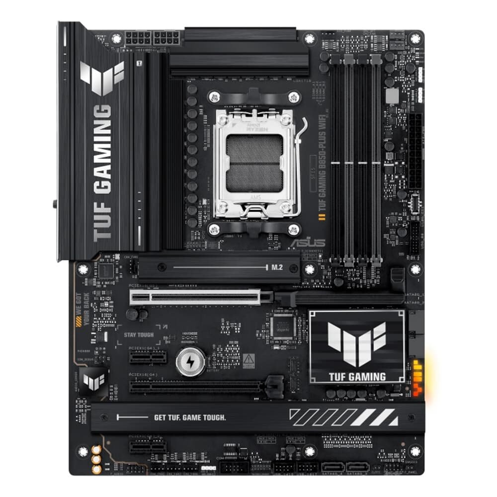 Placa Mãe ASUS TUF B850-PLUS WIFI, AMD AM5 , ATX, DDR5, Wi-fi 7, Preto - TUF GAMING B850-PLUS WIFI 4