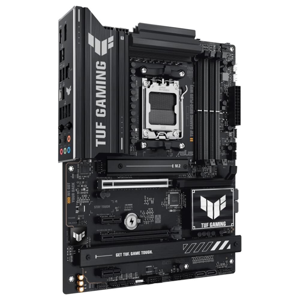Placa Mãe ASUS TUF B850-PLUS WIFI, AMD AM5 , ATX, DDR5, Wi-fi 7, Preto - TUF GAMING B850-PLUS WIFI - view 2