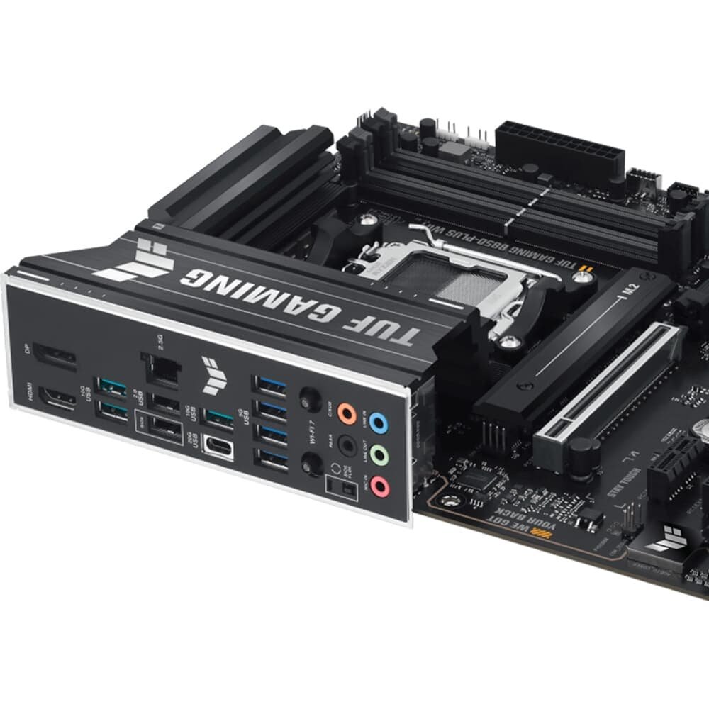 Placa Mãe ASUS TUF B850-PLUS WIFI, AMD AM5 , ATX, DDR5, Wi-fi 7, Preto - TUF GAMING B850-PLUS WIFI - view 8