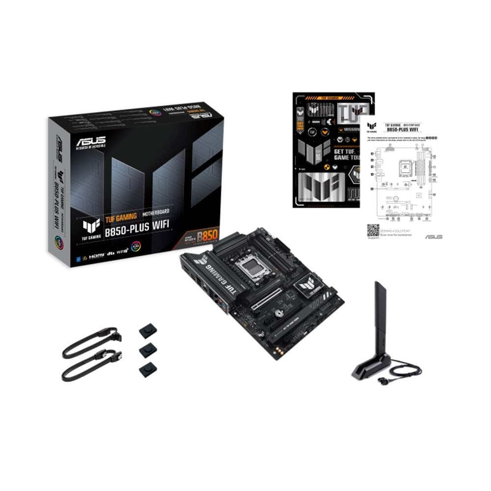 Placa Mãe ASUS TUF B850-PLUS WIFI, AMD AM5 , ATX, DDR5, Wi-fi 7, Preto - TUF GAMING B850-PLUS WIFI - view 12