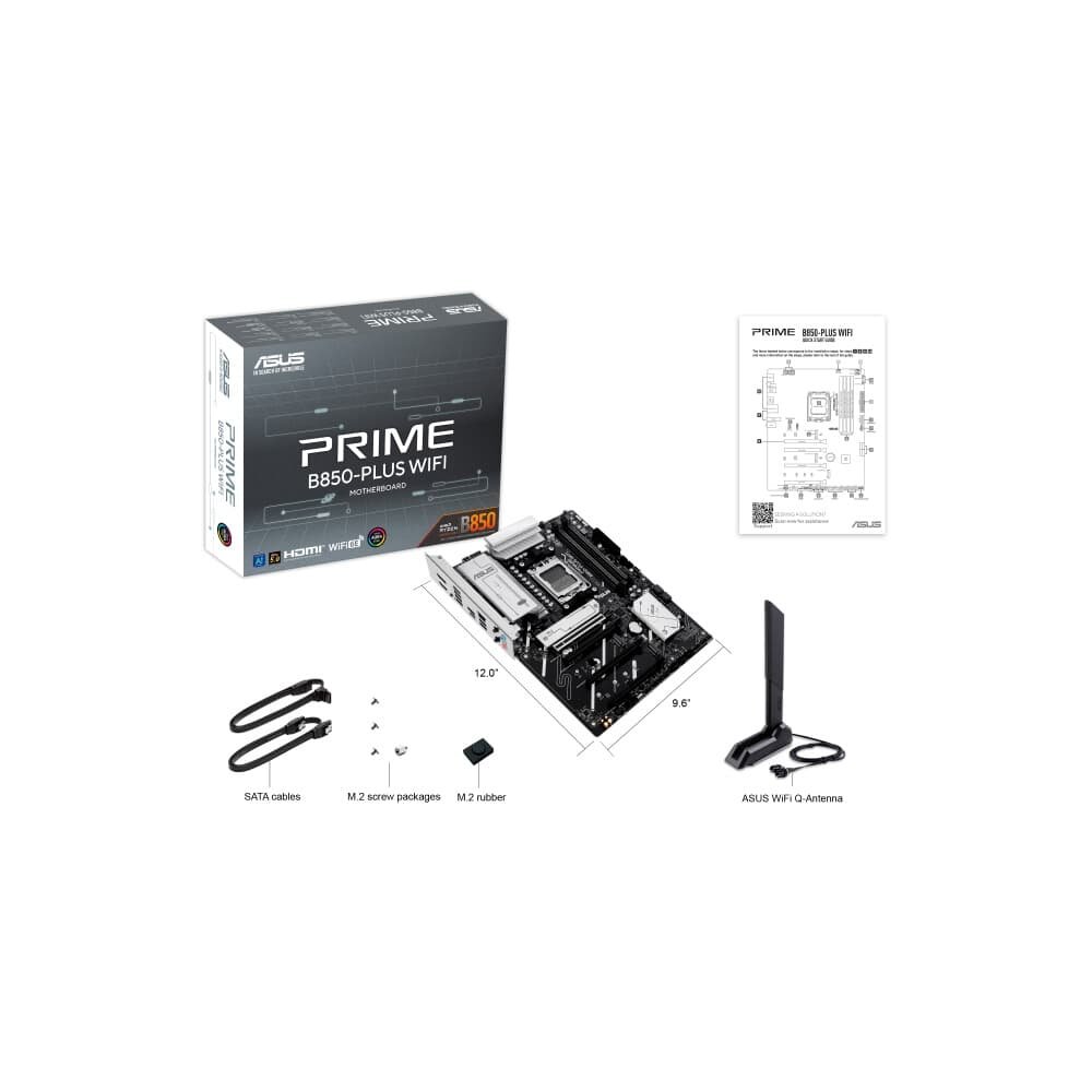 Imagem 8 de 8 do produto Placa Mãe ASUS PRIME B850-PLUS WIFI, AMD AM5 , ATX, DDR5, Preto