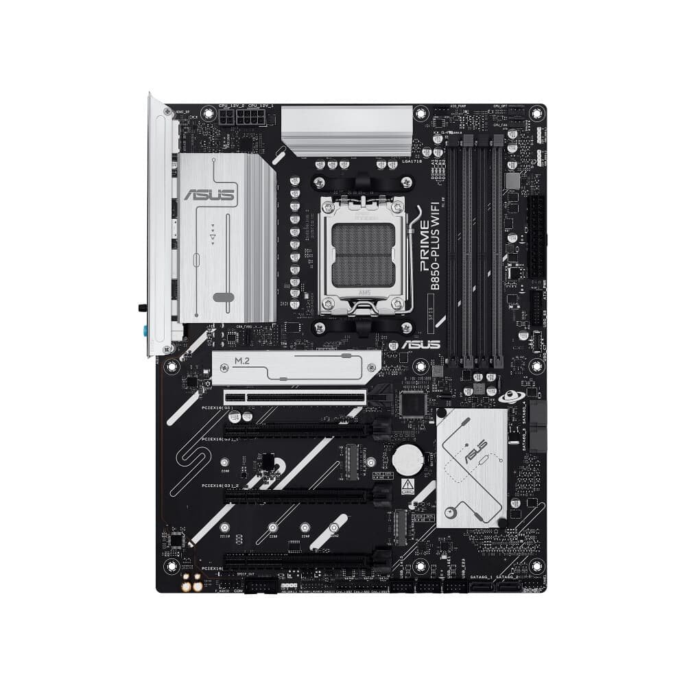 Imagem 2 de 8 do produto Placa Mãe ASUS PRIME B850-PLUS WIFI, AMD AM5 , ATX, DDR5, Preto